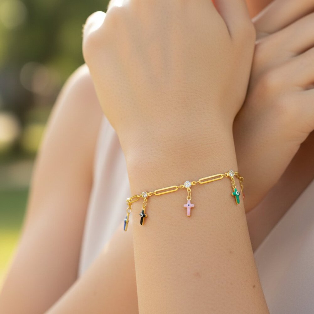 "Trendy Handmade Bracelet – A Stylish Gift for Women & Girls, MAR091398 - Picture 2 of 4